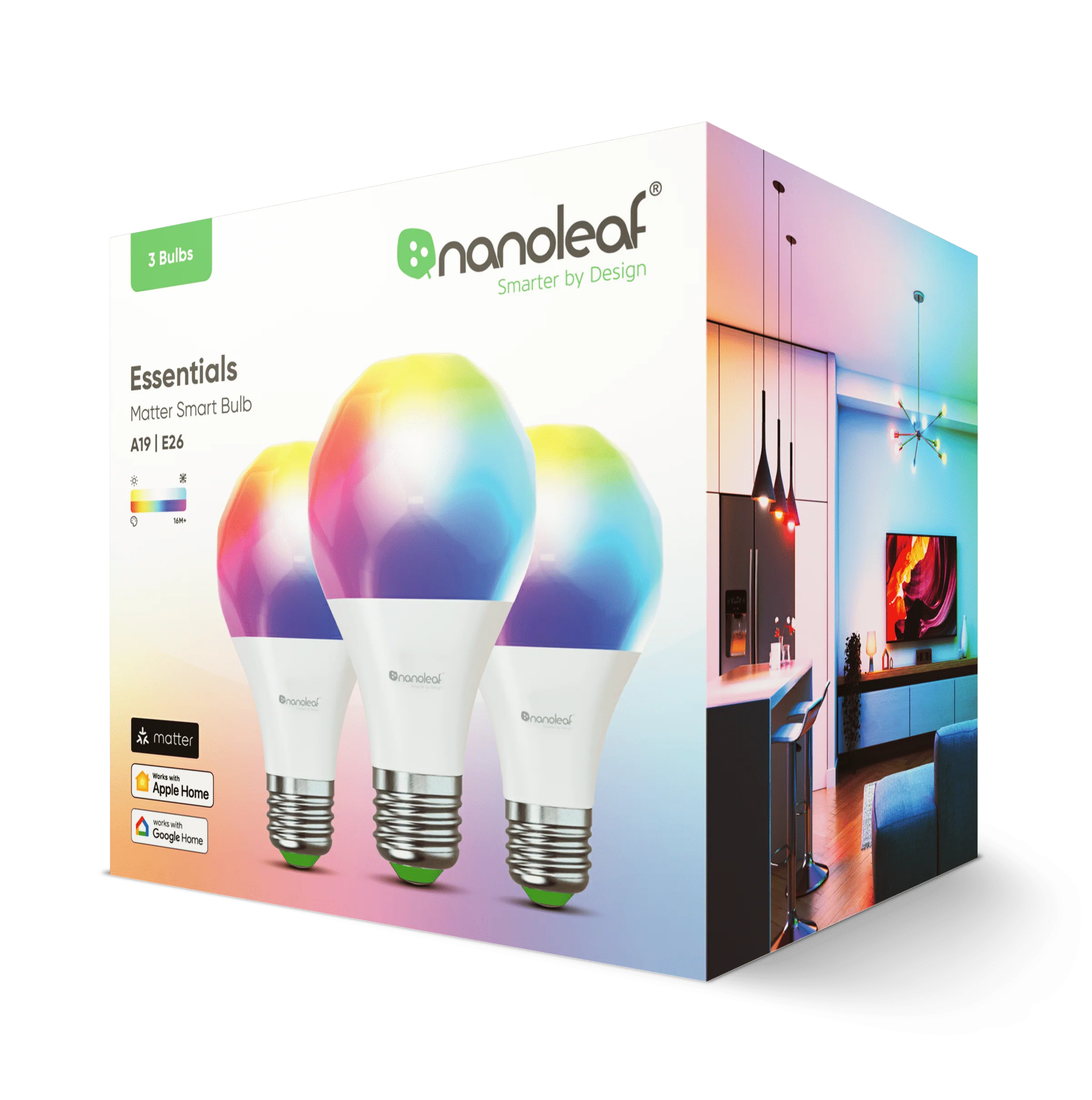 Matter A60 | E27 Smart Bulbs (3 Pack) - Image 5