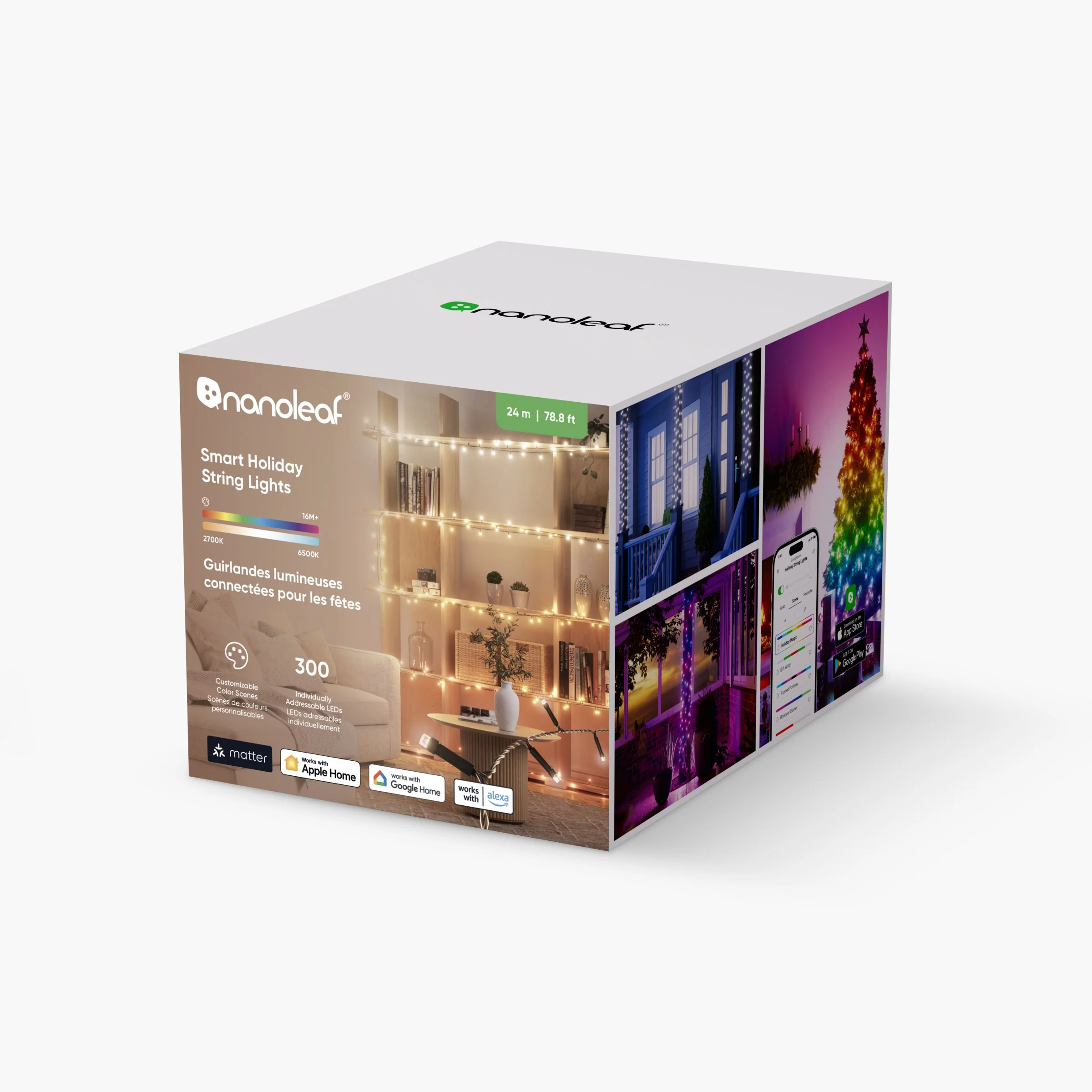 Matter Smart Holiday String Lights (300 LEDs) - Image 5