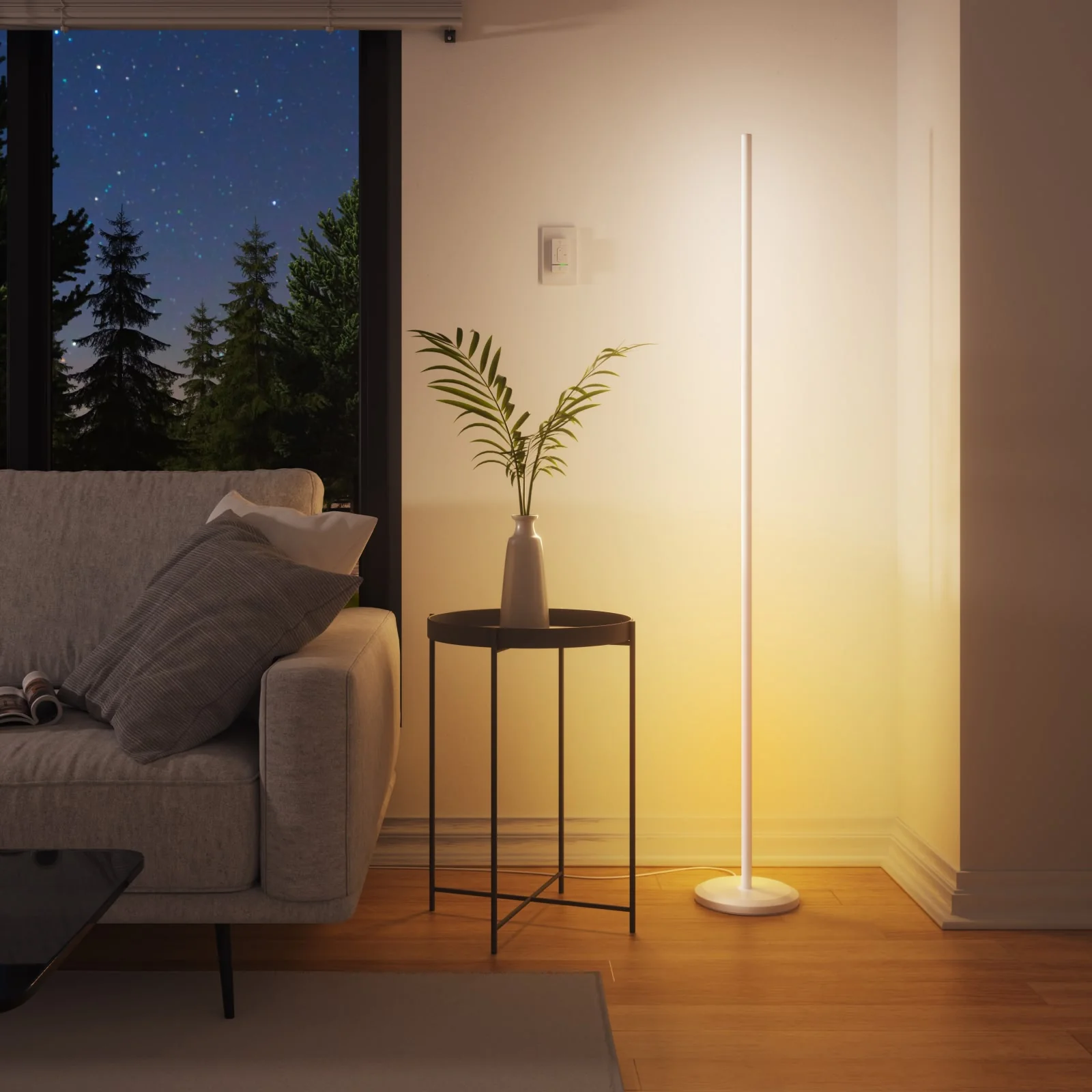 Smart Multicolor Floor Lamp (White 2 Pack) - Image 4
