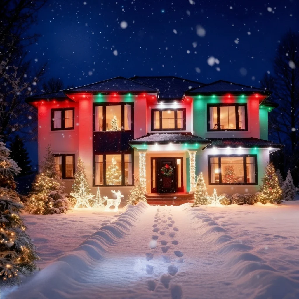 Matter Smart Multicolor Permanent Outdoor Lights Starter Kit - Image 5