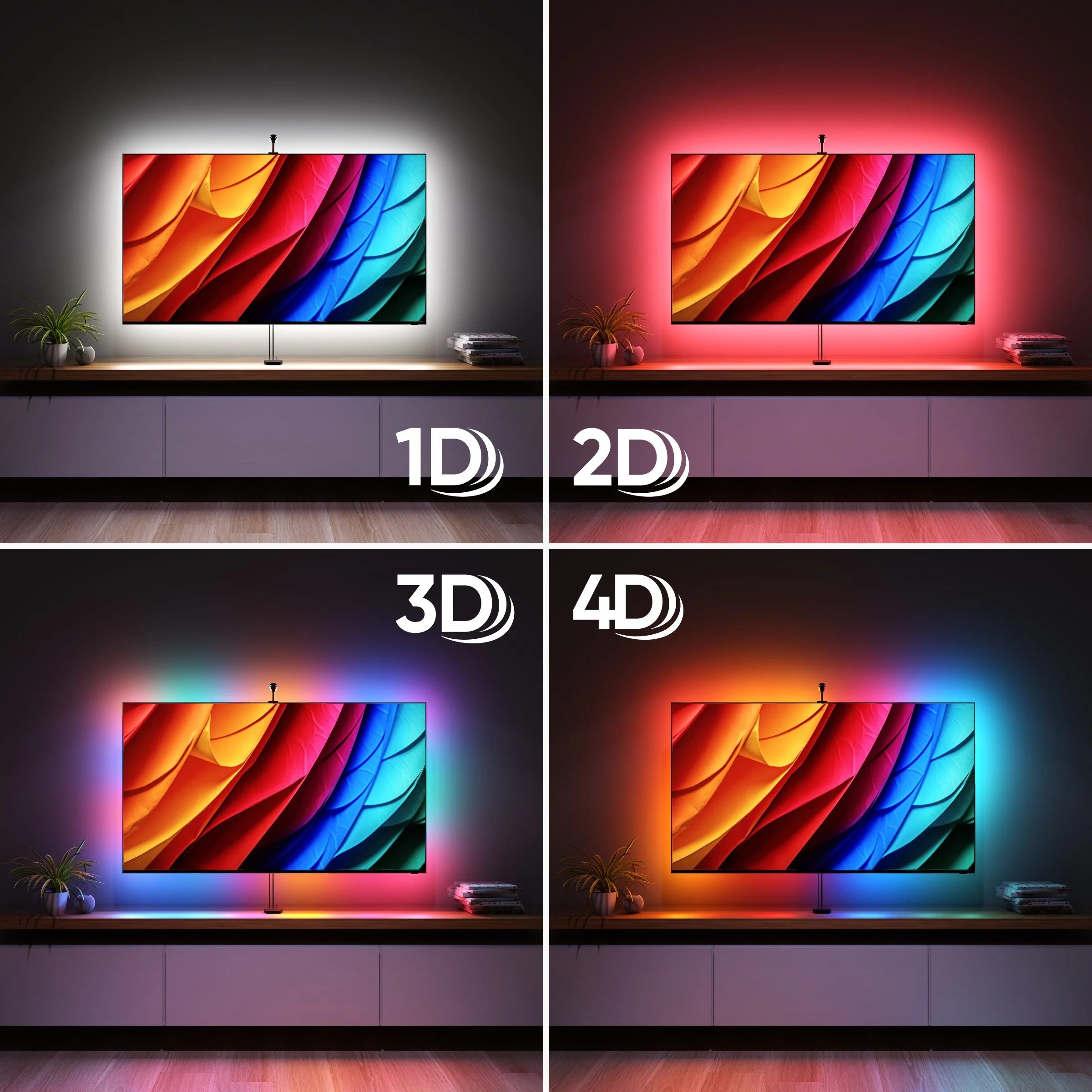 Nanoleaf 4D V2 Screen Mirror Camera + Lightstrip Kit (TVs Up to 65″) - Image 5