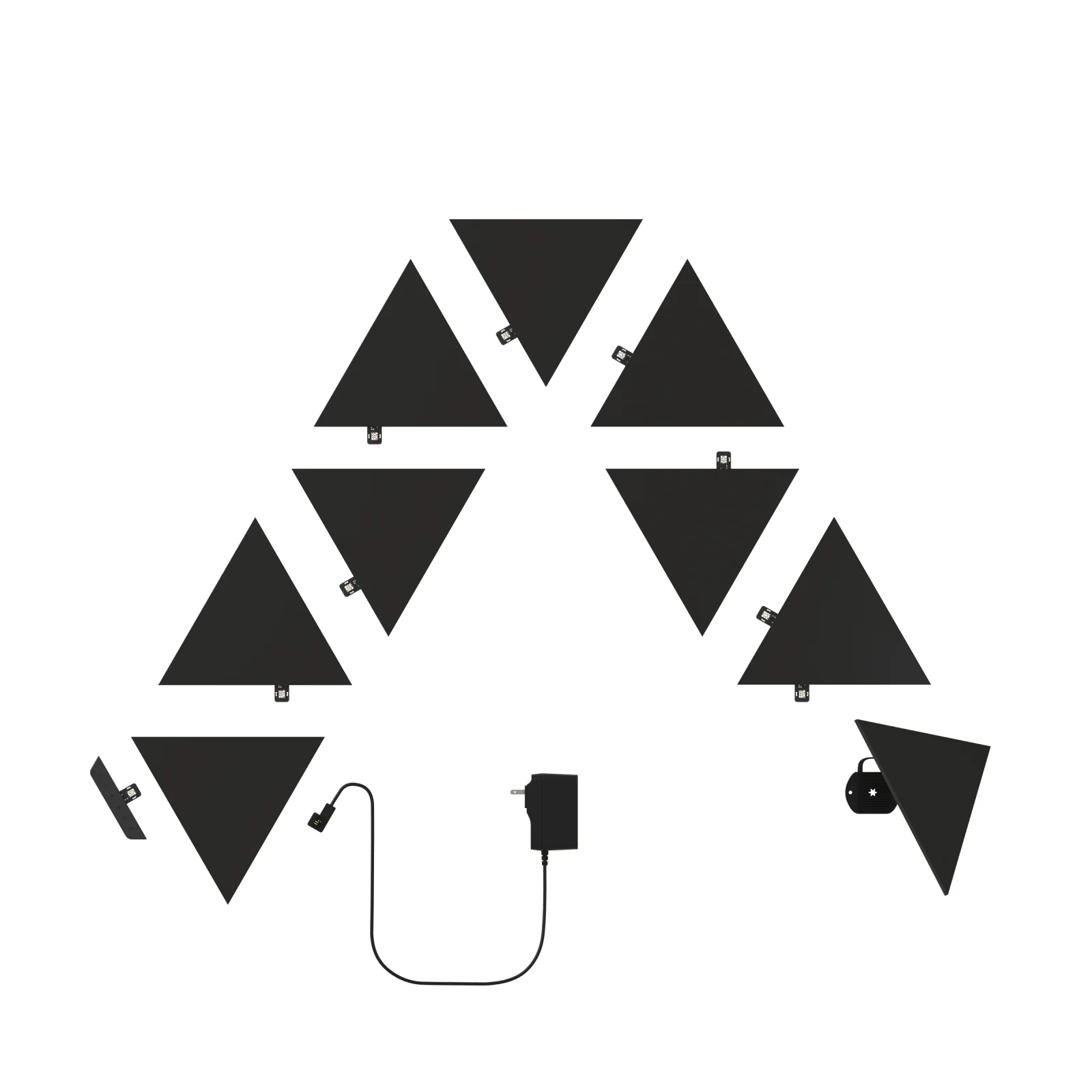 Limited Edition Ultra Black Triangles Starter Kit (9 Panels) - Image 5